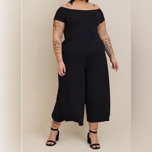 NWT Torrid Super Soft Culotte Jumpsuit size 1